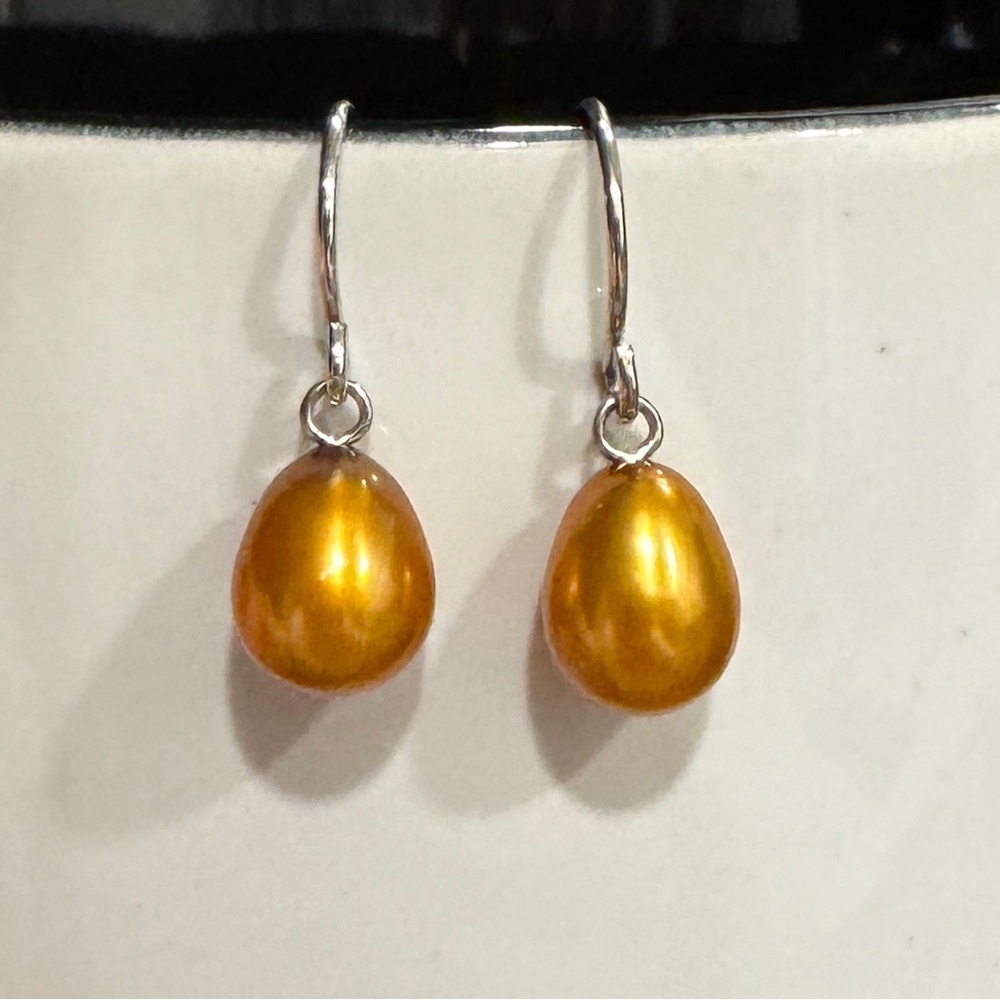 Honora Golden Pearl earrings